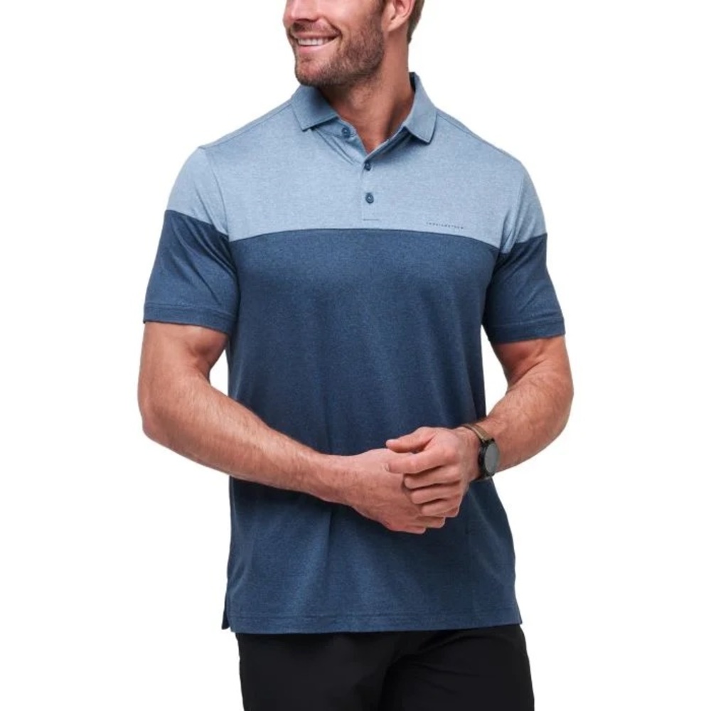TravisMathew Heater Pro Color Block Golf Polo ⛳👕